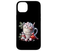 Winter Vibes with Warm Wishes For Hot Cocoa Chocolate Lover Carcasa para iPhone 14 Plus