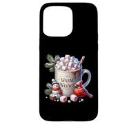 Winter Vibes with Warm Wishes For Hot Cocoa Chocolate Lover Carcasa para iPhone 15 Pro MAX