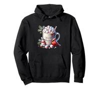 Winter Vibes with Warm Wishes For Hot Cocoa Chocolate Lover Sudadera con Capucha