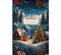 Winter Village Christmas Notebook | 150 Pages | Festive Holiday Journal for Kids & Women