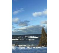 Winter Waves Journal: College Lined | 6x9 inches, 100 pages | For Holidays and Vacations