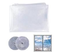 Winter Window Insulation, Weatherproof Thermal Draft Stopper, 12 Inches Weather Stripping with Strong Adhesive, Foam Seal with Energy Saving Design, Indoor Outdoor Storage Easy Installation