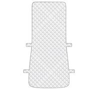 Winter Windshield Cover - Car Body Protector for Overnight | Aluminum Foil Composite with Anti-Snow Design, Shield, Weatherproof Half Cover, Outdoor Parking Solution for Travel Holiday