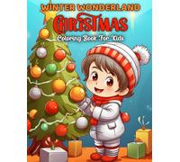 Winter Wonderland Christmas Coloring Book for kids
