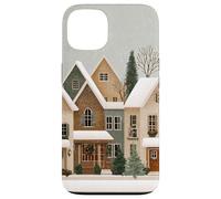 Winter Wonderland Christmas Village - Acuarela Carcasa para iPhone 13
