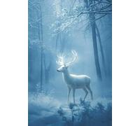 Winter Wonderland Notebook: Simple and elegant gloss hardcover journal. 6" x 9". 200 pages.