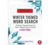 Winter Wonderland Word Search large print: 110 Large Print Puzzles • Winter Brain Games • Holiday Activity Book Fun Word Search for All Ages - Teens, ... Fun (Winter Brain Games & Word Search Series)