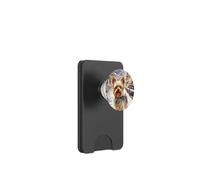 Winter Wonderland Yorkie Acuarela Perro de Invierno PopSockets PopWallet para MagSafe