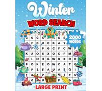 Winter Word Search 2000 Words Large Print: 84 Puzzles • Easy-to-Read for Kids, Adults & Seniors • 8.5x11 Inches • Perfect for snow days, warm blankets, and hot cocoa (Seasons of Search)