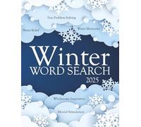 Winter Word Search 2025, 8.5" x 11", 120 pages