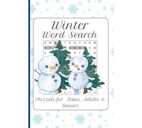 Winter Word Search 495 Words: Cozy Winter Themed Puzzles for Teens, Adults & Seniors, Large Print Book with Solutions