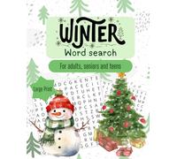 Winter Word Search Book: 50 Fun & Festive Puzzles for Adults and Seniors