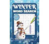 Winter Word Search Book: Word Searches with Easy to Read Print about Winter, Cold season, Wintertime and More┃6x9 Inches, 110 Pages┃50+ Funny ... gift for Vacations, Holidays and Free Times