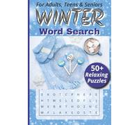 Winter Word Search: Christmas Holiday Puzzle Book About Snowy Scenery, Relaxing Fireplace Themes, and winter activities For Adults, Teens & Seniors | 50+ Puzzles 6x9 (Seasonal Searches)