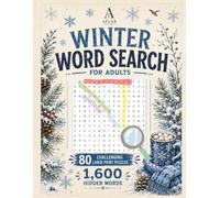 Winter Word Search for Adults: 80 Challenging Large Print Puzzles - 1,600 Hidden Words (Seasonal Word Search Collection)