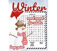 Winter Word Search for Adults Large Print: A Cozy Collection of Easy-to-Read Puzzles for Seniors and Adults | Giant, Bold Print for Stress Relief and Brain-Boosting Winter Fun