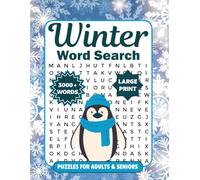 Winter Word Search for Adults Large Print: Fun & Relaxing Brain Games for Adults | Cozy Winter Word Search Book with 100 Puzzles | Perfect for Seniors and Snowy Days Indoors