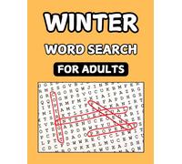 Winter Word Search for Adults Large Print: Seek and Find Books for Adults Large Print