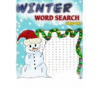 Winter Word Search Large Print: Jumbo Winter Word Search Puzzle Book for Adults and Seniors, Cozy Winter Themed Word Find Book, Anti eye Strain