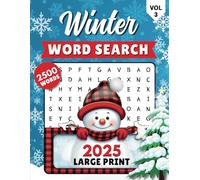 Winter Word Search Large Print: Seasonal Word Search Puzzle Book for All Ages Fun & Festive Puzzles for Winter Holidays Perfect for Indoor Enjoyment