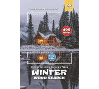 Winter Word Search Puzzle Book: Cozy Comfort Word Searches Filled with Snowy Nights, Hot Cocoa, Crackling Fireplaces & More | 6×9 Inches, 110 Pages | 50+ Calming Winter Puzzles