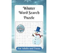Winter Word Search Puzzle Book: Cozy Snowy Word Games to Warm Your Mind, Easy to Read Print, 100 pages, Gift for Vacations, Holidays and Free Times | 6x9 |