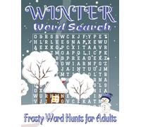 Winter Word Search Puzzle Book - Large Print: Large Print Winter Word Searches about Snow, Holidays, Seasons and More | 8.5x11, 110 pages | 55 ... gift for relaxing, travel and quiet moments.