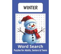 Winter Word Search Puzzle Book: Winter Word Search Puzzle Book: Word Searches with Easy to Read Print about Winter, Christmas, Holidays, and More | ... Gift for Vacations, Holidays and Free Times
