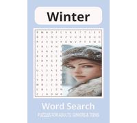 Winter Word Search Puzzle Book: Word Searches with Easy to Read Print about Cozy Winter and more | 6x9 inches, 110 pages |50+ Puzzles … Gift for Vacations, Holidays and Free Times