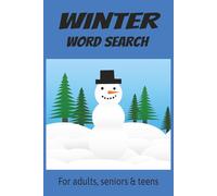 Winter word search puzzle book: Word searches with easy to read print about winter | 6x9 inches, 110 pages | 50+ puzzles... Gift for vacations, Holidays and free times
