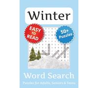 Winter Word Search Puzzle Book: Word Searches with Easy to Read Print about Winter | 6x9 inches, 110 pages | 50+ Puzzles
