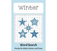 Winter Word Search Puzzle Book: Word Searches with Easy to Read Print about Winter, Christmas, New Years and More | 6x9 inches, 110 pages | 50+ Puzzles... Gifts for Vacations, Holiday, and Free Times.