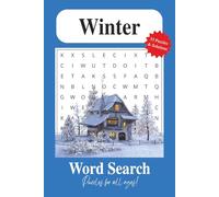 Winter Word Search Puzzle Book: Word Searches with Easy to Read Print about Winter, Cold Weather, Chilly Nights and More | 6x9 inches, 110 pages | 50+ ... | Gift for Vacations, Holidays and Free Time
