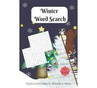 Winter Word Search Puzzle Book: Word Searches with Easy to Read Print about Winter, Cozy, Date Night and More | 6x9 inches, 110 pages | 50+ Puzzles ... Gift for Vacations, Holidays and Free Time