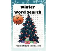 Winter Word Search Puzzle Book: Word Searches with Easy to Read Print about Winter, Holidays, Christmas and More | 6x9 inches,110 pages | 50 + Puzzles ... Gifts for Vacation, Holidays, and Free Times