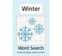 Winter Word Search Puzzle Book: Word Searches with Easy to Read Print about Winter, Winter Season, Winter Fun, and More I 6x9 inches, 110 Pages I 50+ ... Gift for Vacations, Holidays, and Free Times