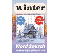 Winter Word Search Puzzle Book: Word Searches with Easy-to-Read Print about Winter, Winter Sports, Skiing, and More | 6x9 inches, 110 pages | 50+ ... for Celebrations, Vacations, and Holidays.