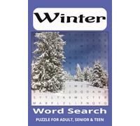 Winter Word Search Puzzle Books: Word Searches with Easy to Read Print about Winter, Cozy winter, Snowy Days, and More |6x9 inches, 110 pages | 50+ ... Gift for Vacation, Holidays, and Free Times