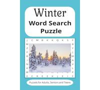 Winter Word Search Puzzle: Word searches with Easy to Read about Winter,Soothing Seasonal words and more(6x9 inches 110 pages 50 + puzzles a gift for vacations, holidays and free times