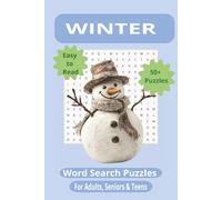 Winter Word Search Puzzles: For Adults, Seniors & Teens