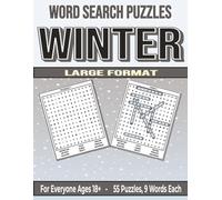 Winter - Word Search Puzzles: Screen-Free! Challenging Brain Activity for Adults (Word Search for Everyone Ages 18+)
