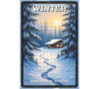 Winter Word Search Puzzles: Word Search Puzzles with Easy to Read about Winter, Snow, Holidays and More | 6x9 inches, 110 pages, 55 Puzzles - Gift for Kids, Adults, Puzzle Lovers (Holiday & Seasonal)