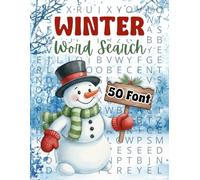 Winter Word Search Super Large Font (50 Font): 50 Winter-Themed Extra Large Print Word Find Puzzles for Adult, Seniors and Teens. Easy-To-Read ... or Present. (Extra Large Print Puzzle Series)