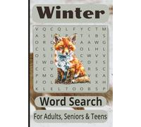 Winter Word Search: Word Search Puzzles That Pertain to Winter, Sports, and Indoor Games During Winter / 6x9 inches, 110 pages / Great Gift for Adults, Seniors, and Teens