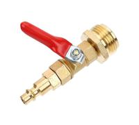 Winterize Adapter Brass Winterizing Fitting Easy Blow Outs Water Hose Connector 1/4 Outer Thread p202411261207