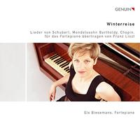 Winterreise. Schubert, Mendelssohn, Chopin : Lieder et Mélodies transcrits pour le piano-forte par Franz Liszt. Biesemans.