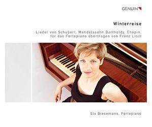Winterreise. Schubert, Mendelssohn, Chopin : Lieder et Mélodies transcrits pour le piano-forte par Franz Liszt. Biesemans.