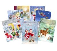 Winter's Serenity Oracle - Baraja de 72 cartas de reflexiones navideñas pacíficas y mensajes sinceros