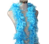 Winterschal Damen Kuschelig Flapper Show Dance Party Kostüm Schal Hochwertige Hen Night Weiß Qualität (blue, One Size)