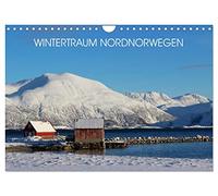 Wintertraum Nordnorwegen (Wandkalender 2026 DIN A4 quer), CALVENDO Monatskalender: Die Winterwelt Nordnorwegens mit dem magischen Polarlicht und die ... Fjorde werden in dem Kalender präsentiert.